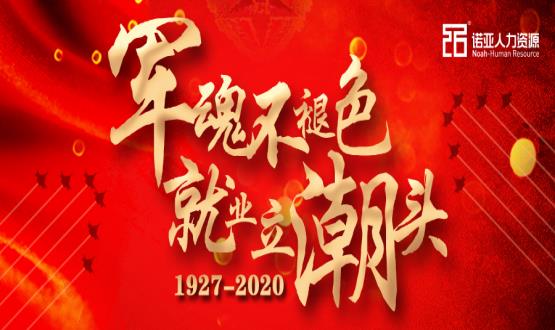 軍魂不褪色，就業(yè)立潮頭！熱烈慶祝中國人民解放軍建軍93周年！